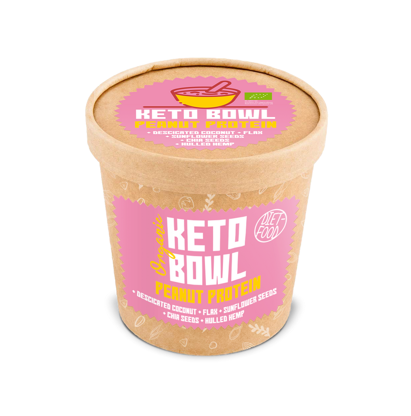 Diet Food BIO Keto Bowl Zemesriekstu proteīna maltīte, 70gr
