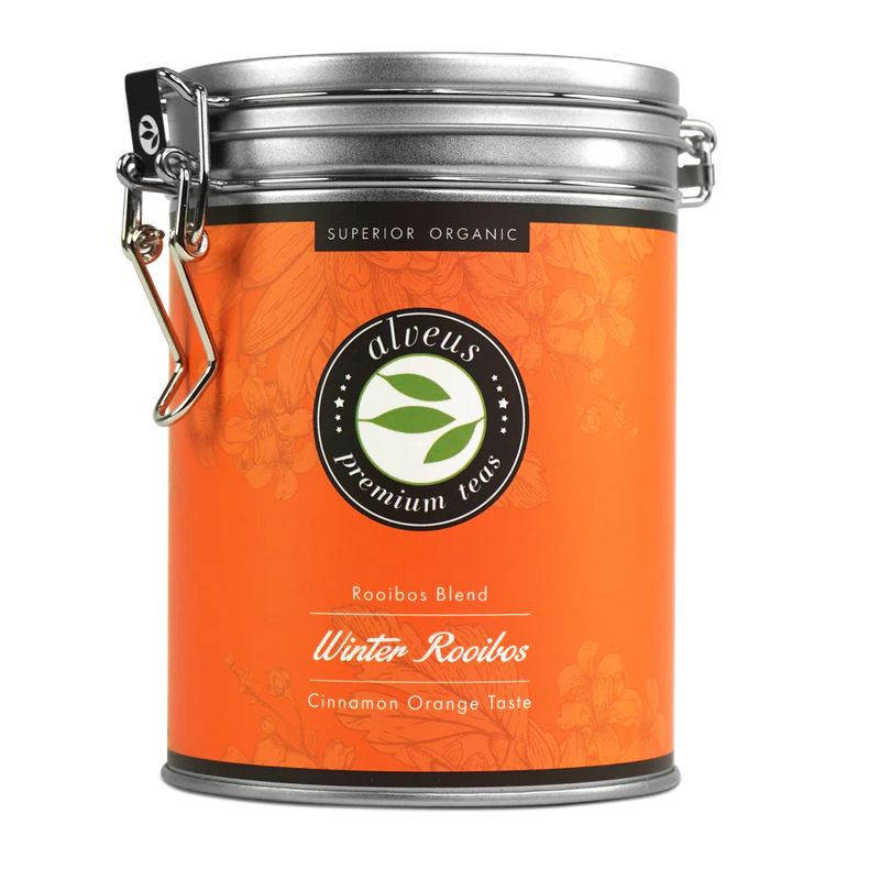 Premium tēja Alveus Winter Rooibos ar kanēļa - apelsīna pēcgaršu 175g
