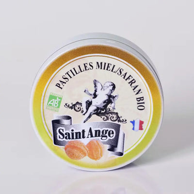 Bonbon France Saint-Ange BIO candies Honey Saffron 50g