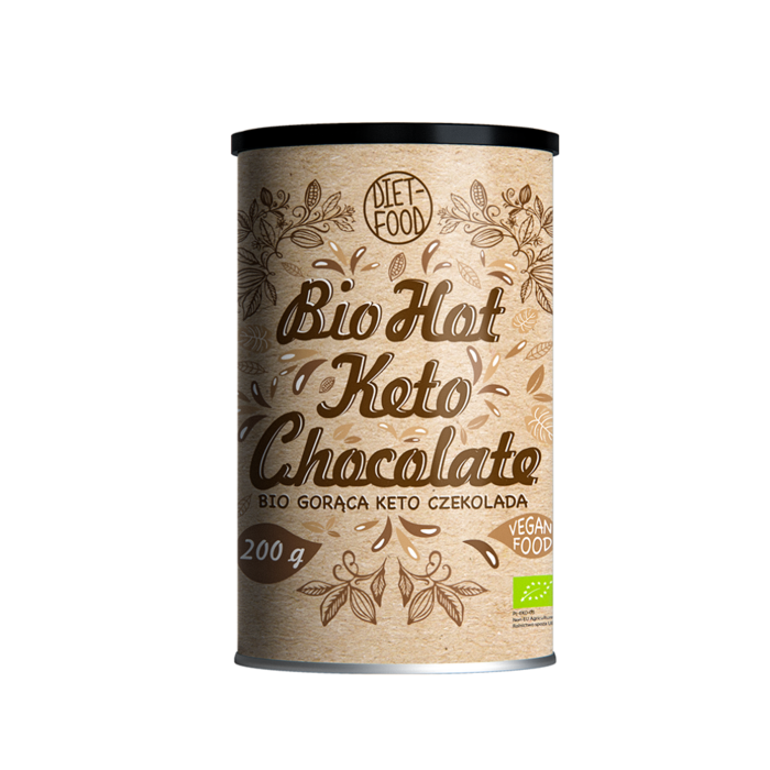 Diet Food BIO Keto Karstā šokolāde (pulveris), 200gr