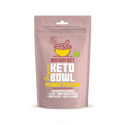 Diet Food BIO KETO Bowl Zemesriekstu proteīna maltīte, 200gr
