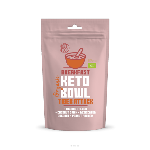 Diet Food BIO KETO Bowl Tiger Attack Spēcinoša maltīte, 200gr