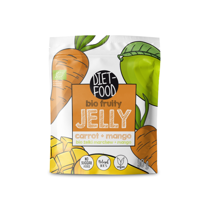 Diet Food BIO Fruit jelly carrots and mango 50g