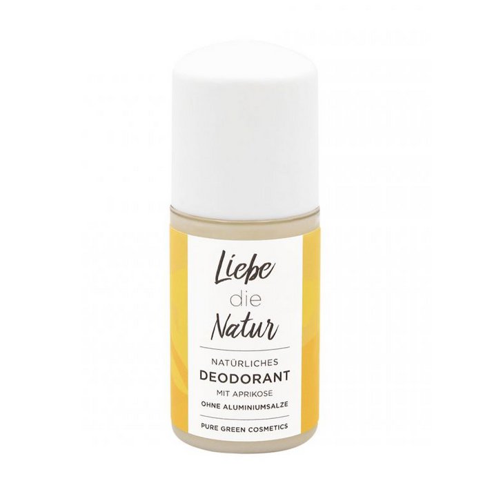 Liebe die Natur natural deodorant roll-on apricot 50ml