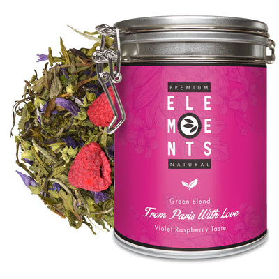 Alveus From Paris With Love Organic Tea with  Raspberry and  Violet Flavor 100g