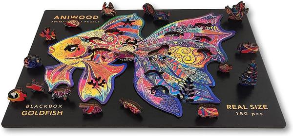 Aniwood Wooden puzzle Gold fish