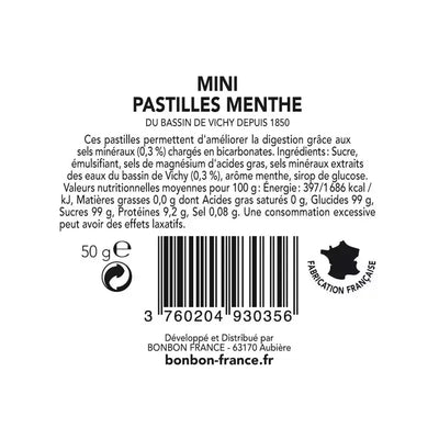 Pastilles Saint-Ange – Menthe Bio – Bonbon France