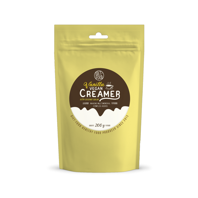 Kafijas krēms Diet Food Bio Latte Kurkuma Vegan Creamer, 200gr