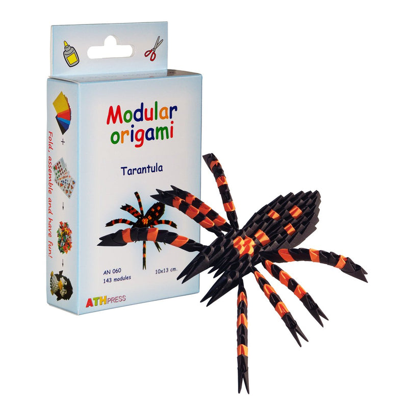 ATH Press Kit for assembling modular 3d origami Tarantula