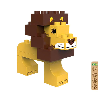 BiOBUDDi Wildlife Savannas konstruktors saderīgs ar Lego Duplo