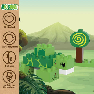 BiOBUDDi Wildlife Swamp blocks works with Lego Duplo