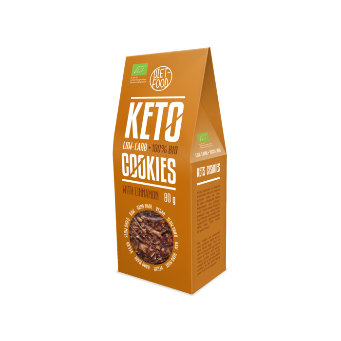 Diet Food BIO KETO Cookies with Cinnamon 80g