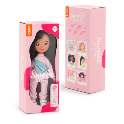 Orange Toys Sweet Sisters Tina in a pink tracksuit (32cm) lelle