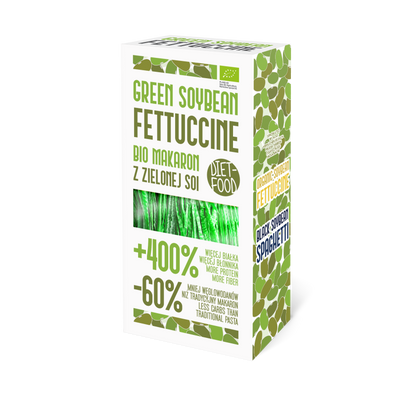 Diet Food BIO Green sojas pupiņu pasta-Fettuccine, 200gr