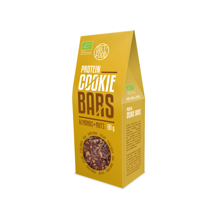 Diet Food BIO Protein Cookie bars with Almonds + Nuts 80g