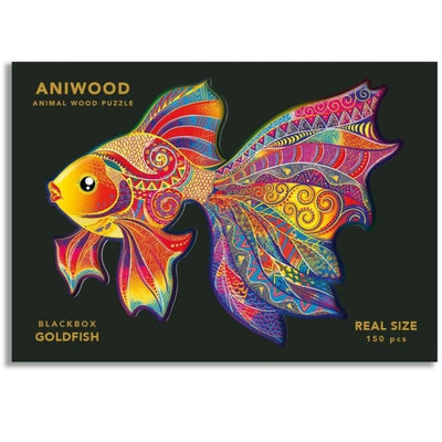 Koka puzle Zelta zivtiņa Aniwood Puzzles