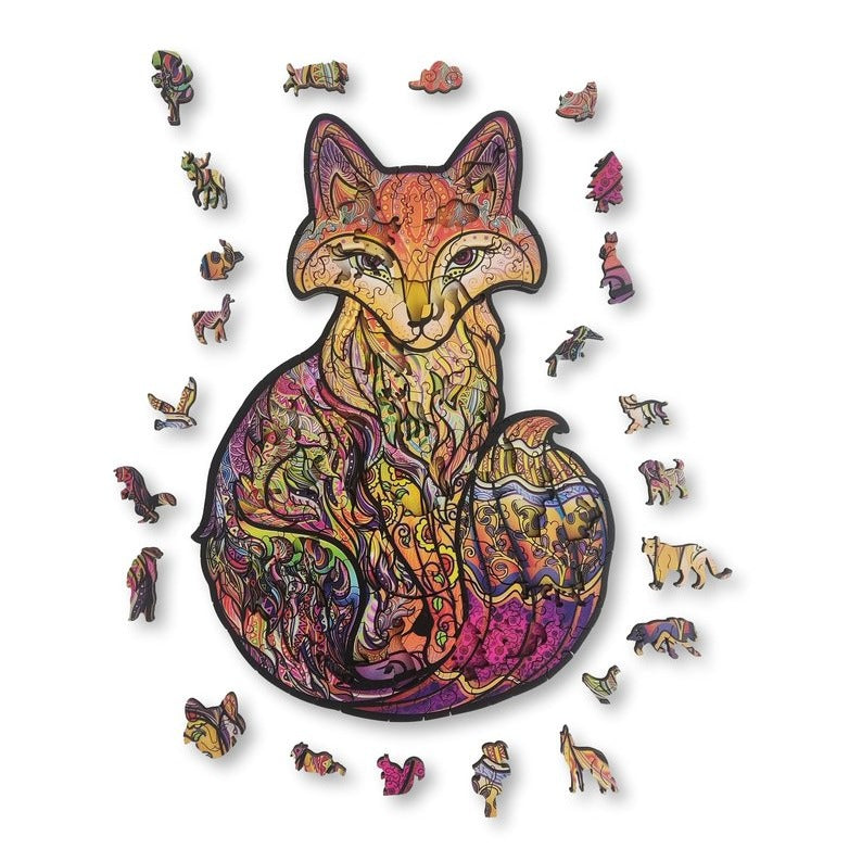 Aniwood Wooden puzzle Fox