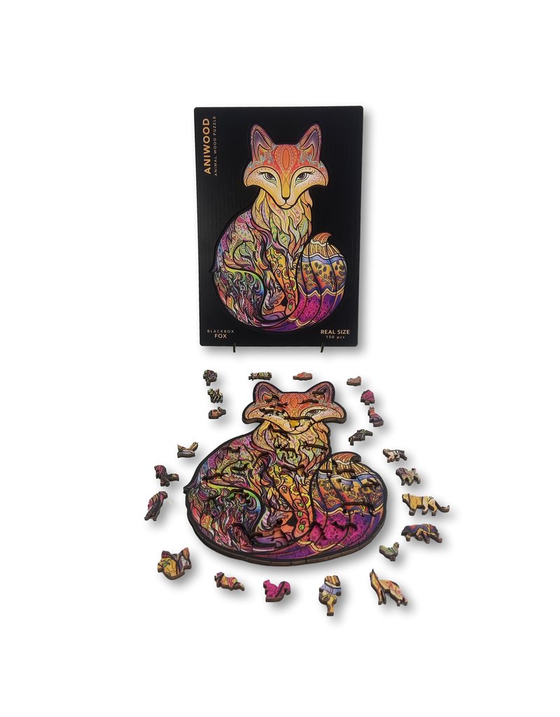 Aniwood Wooden puzzle Fox