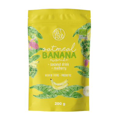Diet Food BIO Oatmeal Banana with a prebiotic 200g