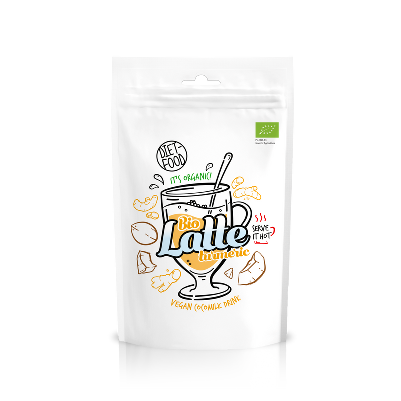 Diet Food Bio Latte Turmeric, vegan, 200G