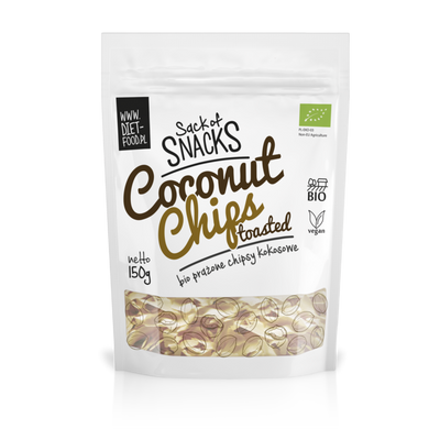 Diet Food BIO Coconut chips - toasted 150g