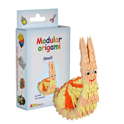 3D ModuGami origami komplekts Gliemezis