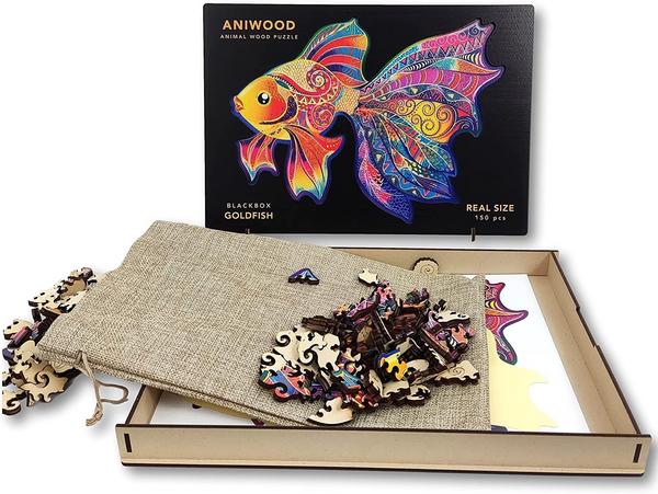 Aniwood Wooden puzzle Gold fish