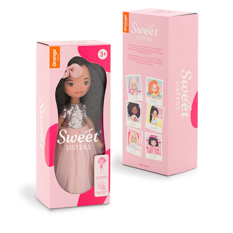 Orange Toys Sweet Sisters Tina in a pink dress with sequins (32cm)