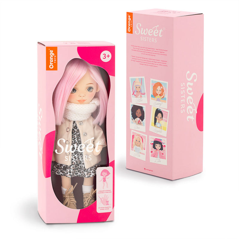 Orange Toys Sweet Sisters Billie in a leather down jacket (32cm)