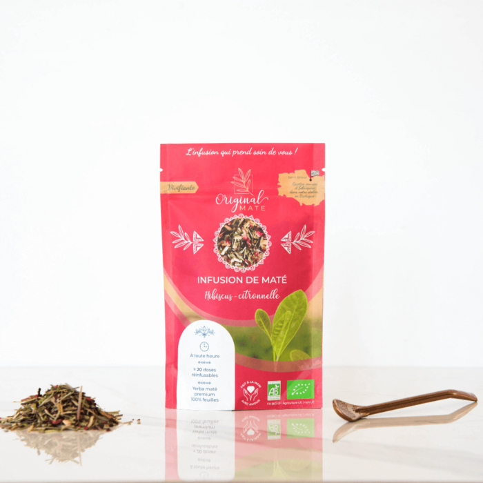 Zāļu tēja Original Mate organiska ar Hibisku un Citronzāle (Karkade) , 70g