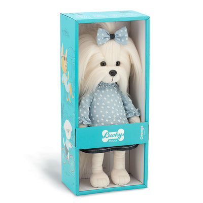 Orange Toys Lucky Doggy Mimi: Denim Summer (38cm) mīkstā rotaļlieta