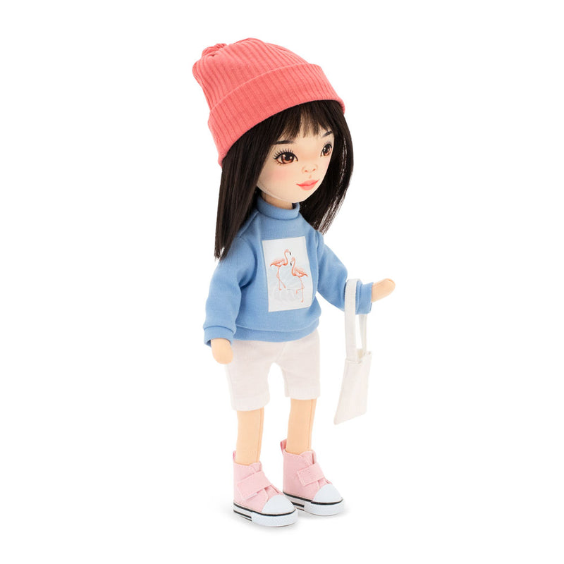 Orange Toys Sweet Sisters Lilu in a light blue sweatshirt (32cm) lelle